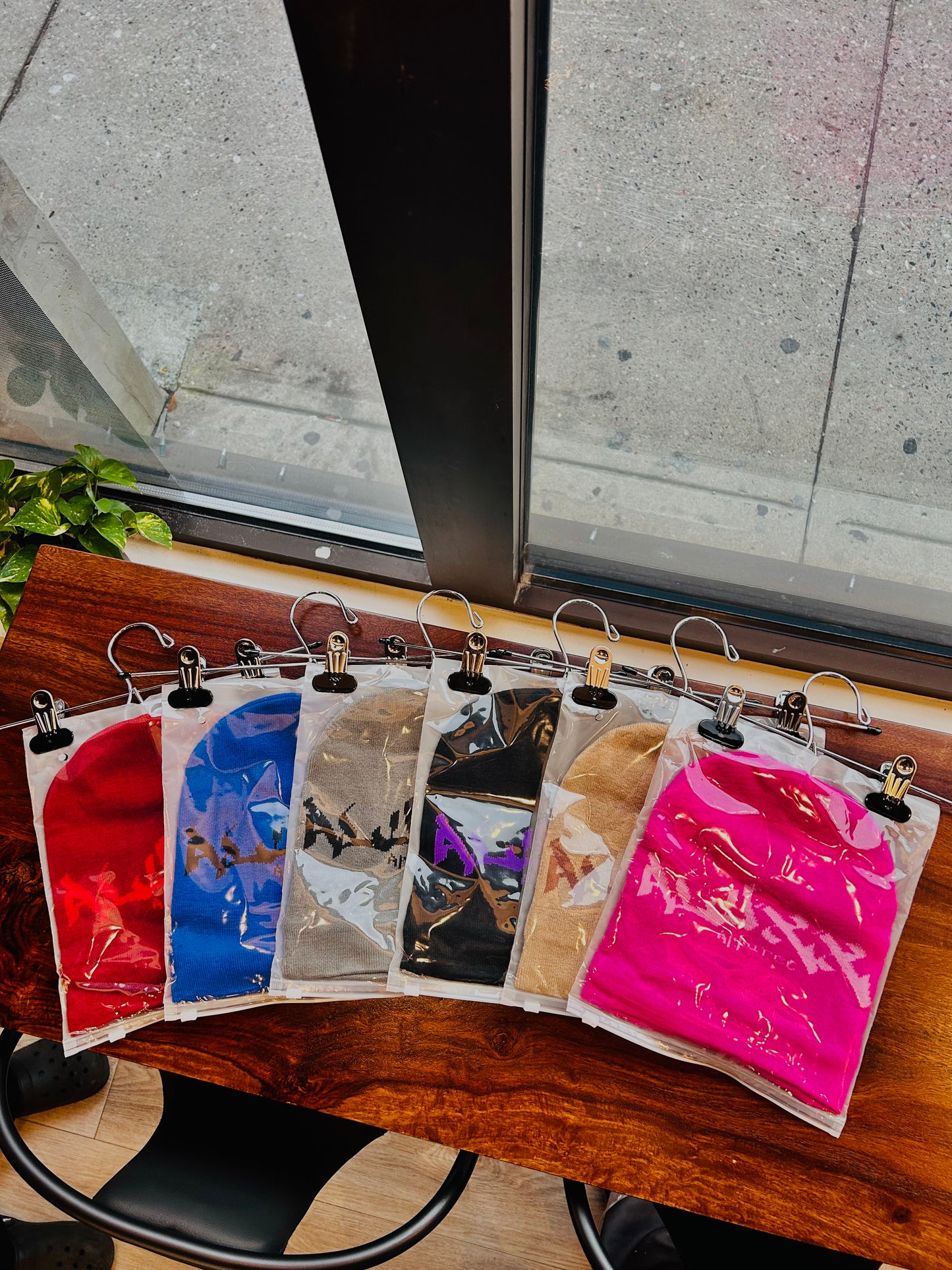 (Pre-Order) Built-in-Bonnet Beanies