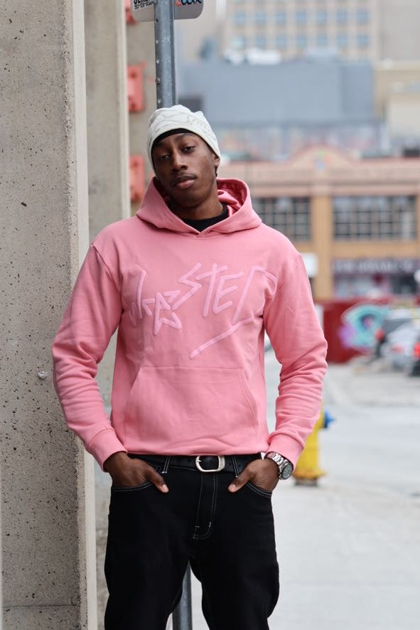 (Pre-Order) Pink on Pink Puff Print Tracksuit